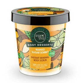 ORGANIC SHOP Body Desserts Mango Sugar Sorbet Instant Renewal Body Scrub Απολεπιστικό Σώματος 450ml