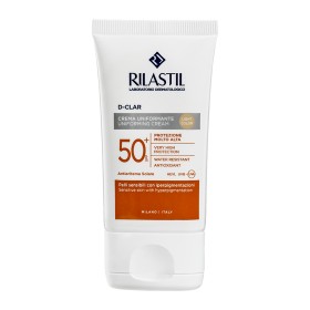 Rilastil D-Clar Uniforming Cream Spf 50+ Light Color Αντηλιακή Κρέμα με Χρώμα για Ομοιόμρφη Όψη 40ml