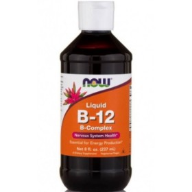 Now Β-12 Complex Liquid 8oz Συμπλήρωμα με Βιταμίνη Β-12 σε Υγρή Μορφή για Τόνωση 228g