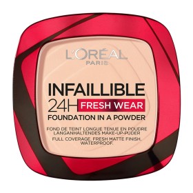 Loreal Paris Infaillible 24h Fresh Wear Makeup σε Μορφή Πούδρας 180 Neutral 9g Loreal Paris Infaillible 24h Fresh Wear Makeup σε Μορφή Πούδρας 180 Neutral 9g