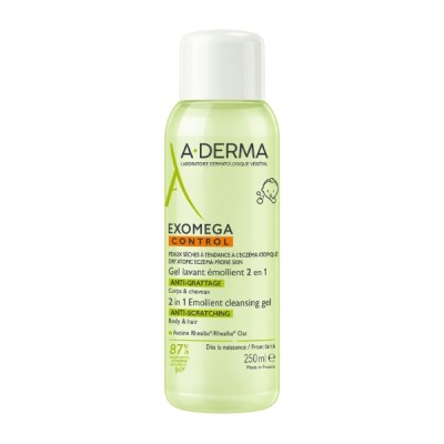 Δωρο Aderma Exomega Control 2in1 Emollient Cleansing Gel 25ml