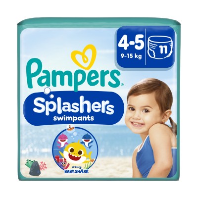 ΔΩΡΟ Pampers Splashers μεγ 4-5 (8Χ11)