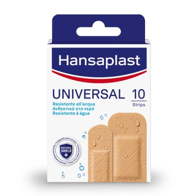 ΔΩΡΟ HANSAPLAST Universal Strips Επιθέματα Ανθεκτικά Στο Νερό 10 Τεμάχια