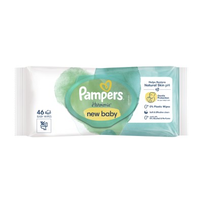 ΔΩΡΟ Pampers Harmonie Aqua Μωρομάντηλα 1x48 Τεμάχια