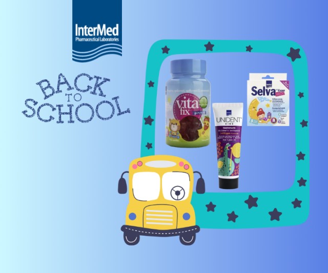 Back to school: Όσα χρειάζονται τα παιδιά για δυνατό ανοσοποιητικό & σωστή υγιεινή με την Intermed