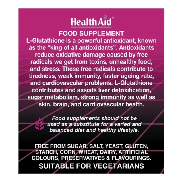 lecithin and glutathione Liposomal Glutathione Setria Antioxidant - 60 Capsules (30 Servings)